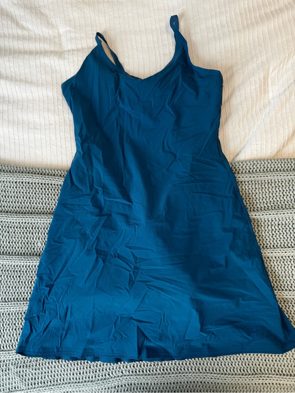 Outdoor Voices Teal-Blue One-Piece “Exercise Dress”